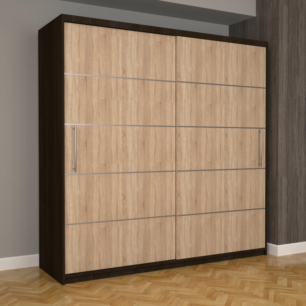 dulap încăpător cu livrare gratuită Mobila Domardo cu uși glisante și design modern din lemn