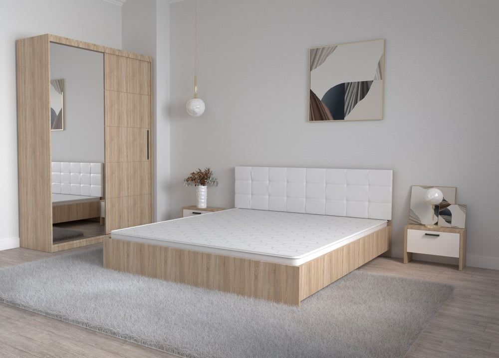Set dormitor cu oglinda Coral